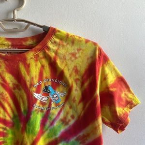 Tie Dyed Dikotomy Shirt Large Bad Decisions .